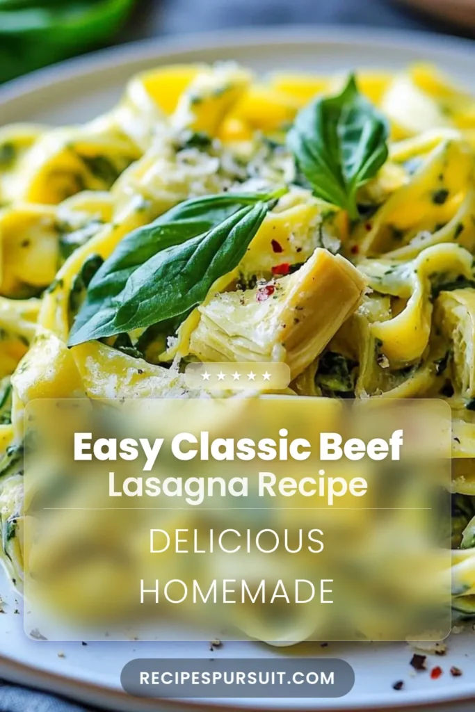 Discover a deliciously creamy spinach artichoke pasta that&rsquo;s perfect for quick dinner ideas and satisfying vegetarian pasta dishes. This easy pasta recipe combines fresh spinach, artichokes, and a rich sauce that will delight your taste buds. Whip it up in just 30 minutes for a meal everyone will love. Save this creamy spinach artichoke recipe for your next family dinner! #CreamySpinachArtichokePasta #EasyPastaRecipes #VegetarianPastaDishes #QuickDinnerIdeas