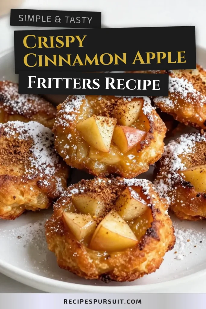 Indulge in the bliss of homemade cinnamon sugar apple fritters with this easy apple fritters recipe! These fried apple fritters are perfectly golden and bursting with flavor, making them an irresistible cinnamon apple dessert. With simple ingredients and quick prep time, you&rsquo;ll have a delightful treat for any occasion. Try this recipe today and savor every bite! Save this pin for later! #CinnamonSugarAppleFritters #EasyAppleFritters #FriedAppleFritters #CinnamonAppleDessert