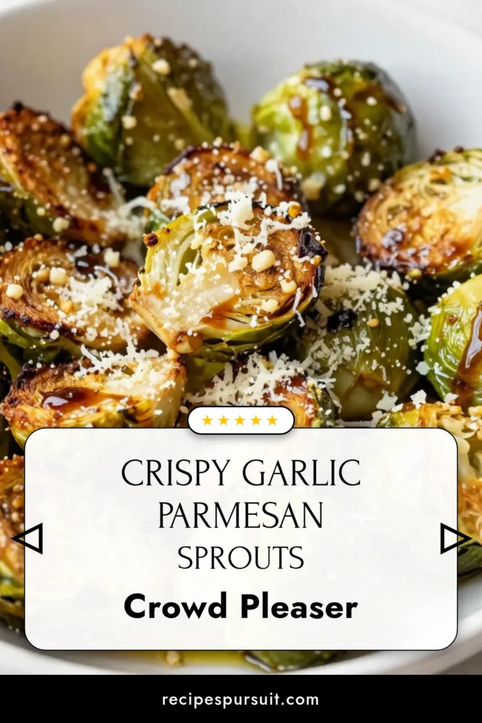 Discover the delightful flavors of Garlic Parmesan Brussels Sprouts! This roasted Brussels sprouts recipe is a simple and healthy vegetable side dish that elevates any meal. With the perfect blend of garlic, Parmesan cheese, and a tangy balsamic glaze, these Brussels sprouts are sure to impress. Ready in just 30 minutes, they are perfect for any occasion. Try this easy recipe today and savor every bite! #GarlicParmesanBrusselsSprouts #HealthyEating #EasySideDish #VegetableRecipes
