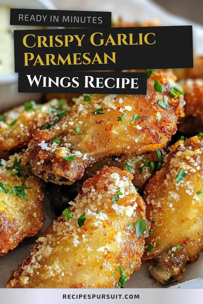 Indulge in these Air Fryer Garlic Parmesan Wings, a deliciously crispy chicken wings recipe that's perfect for game day or any gathering. With easy air fryer recipes like this, you can savor mouthwatering garlic parmesan chicken wings that are both tasty and healthy! Ready in just 45 minutes, these wings will impress everyone. Try them today and elevate your appetizer game! Save this recipe for later! #AirFryerRecipes #CrispyWings #HealthyEating #GarlicParmesan