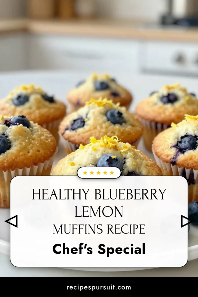 Discover the perfect blend of flavors with these blueberry lemon muffins! This protein muffins recipe combines wholesome ingredients like almond flour and oats for a healthier twist. Enjoy these healthy blueberry muffins that are gluten-free and low sugar, making them ideal for any diet. Ready in just 30 minutes, they&rsquo;re perfect for breakfast or a snack. Try baking these nutritious treats today! #BlueberryLemonMuffins #ProteinMuffinsRecipe #GlutenFreeMuffins #HealthySnacks