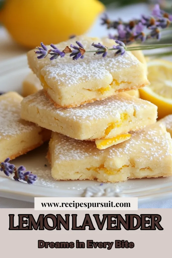 Discover the delight of Lemon Lavender Shortbread with this easy shortbread recipe! These Culinary Lavender Cookies are the perfect blend of zesty lemon and aromatic lavender, creating a unique homemade lavender treat. Perfect for any occasion, this recipe takes just 1 hour to prepare and will impress your guests. Try making these delightful zesty lemon cookies today! Save for later! #LemonLavenderShortbread #CulinaryLavender #EasyShortbreadRecipe #HomemadeTreats
