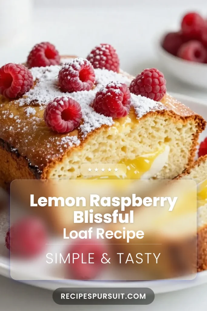 Indulge in this refreshing Lemon Raspberry Loaf Recipe that's perfect for any occasion! This delightful Yogurt Bread with Raspberries combines zesty lemon and fresh berries for a moist and delicious treat. Enjoy this Easy Lemon Yogurt Cake that's also a Healthy Raspberry Dessert option. Perfect for brunch or a sweet snack, this Moist Lemon Loaf Cake will become your new favorite. Try it today! #LemonRaspberryLoaf #HealthyDessert #YogurtBread #EasyRecipe