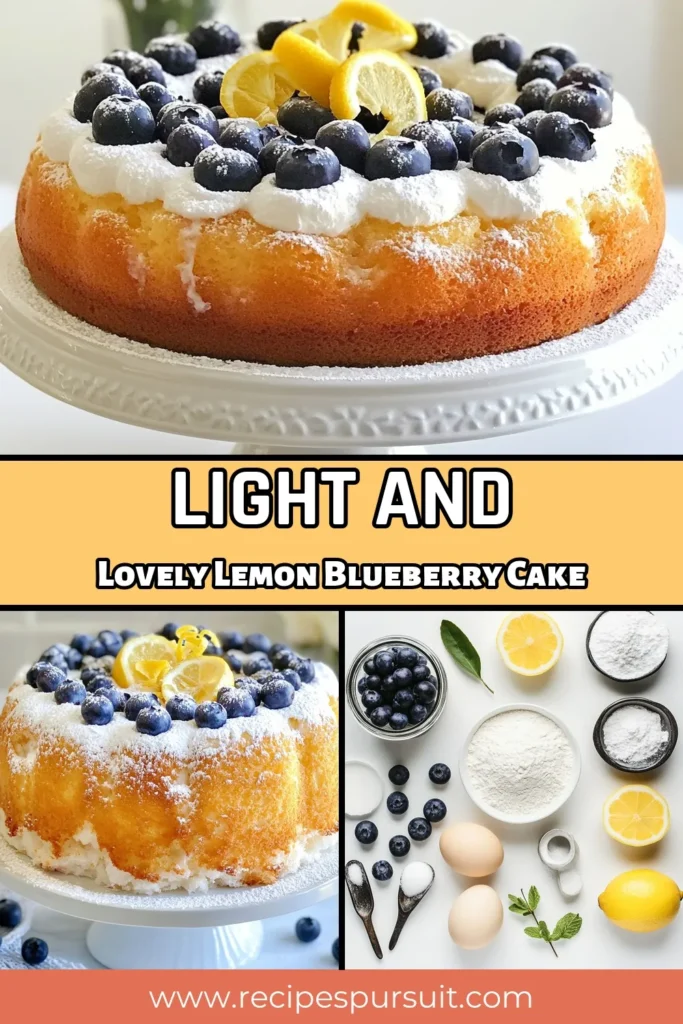 Discover the perfect Lemon Blueberry Angel Food Cake recipe, a delightful fresh blueberry dessert that's light and airy! This egg white cake recipe features zesty lemon and plump blueberries, making it a delicious treat for any occasion. With easy-to-follow steps, you'll impress everyone with this light lemon cake. Save this Lemon Blueberry Angel Food Cake for your next gathering and enjoy a sweet taste of summer! #BlueberryDessert #AngelFoodCake #LemonCake #BakingRecipes