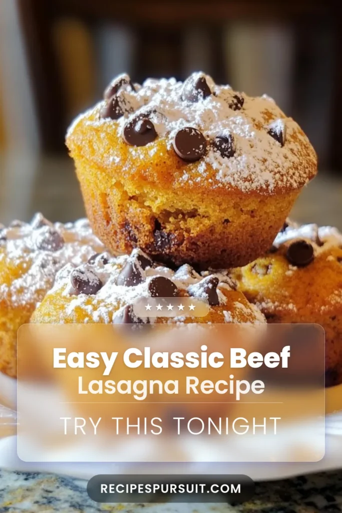 Indulge in the warmth of fall with these Chocolate Chip Pumpkin Muffins! This easy pumpkin muffin recipe combines rich pumpkin puree and gooey chocolate chips for a delicious treat. Perfect for cozy mornings or seasonal gatherings, these homemade pumpkin muffins are sure to impress. Bake a batch of these easy pumpkin chocolate muffins and share the joy! Save this recipe for your next baking session. #PumpkinMuffins #FallBaking #ChocolateChip #HomemadeMuffins