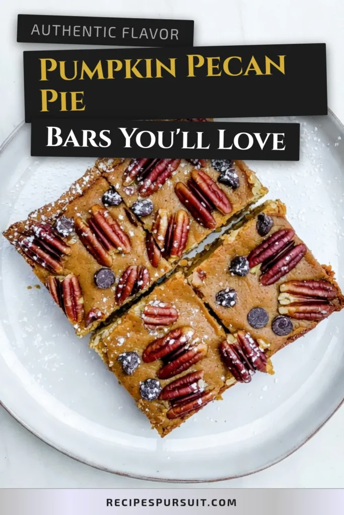 Indulge in these delectable Pumpkin Pecan Pie Bars, the ultimate easy pumpkin dessert recipe perfect for fall gatherings. This pecan pie bars recipe brings together creamy pumpkin filling and crunchy pecans, making it a delightful treat. Enjoy these fall dessert bars chilled or at room temperature. Try this pumpkin dessert idea today for a seasonal delight your family will adore! Save and share for your next baking project! #PumpkinPecanPieBars #FallDesserts #EasyDessertRecipe #PumpkinDessertIdeas