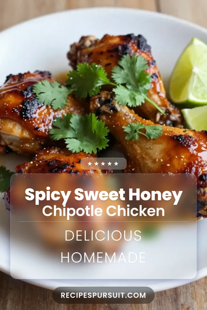 Discover the deliciousness of Chipotle Honey Chicken Thighs, a grilled chicken thigh recipe that packs a flavorful punch. This easy chicken marinade combines smoky chipotle, sweet honey, and spices for an irresistible spicy honey chicken dish. With our honey chipotle sauce recipe, you&rsquo;ll elevate your favorite protein in no time! Perfect for summer grilling. Don&rsquo;t miss out&mdash;save this recipe now for your next BBQ! #ChipotleHoneyChicken #GrilledChicken #EasyMarinade #HoneyChipotleSauce