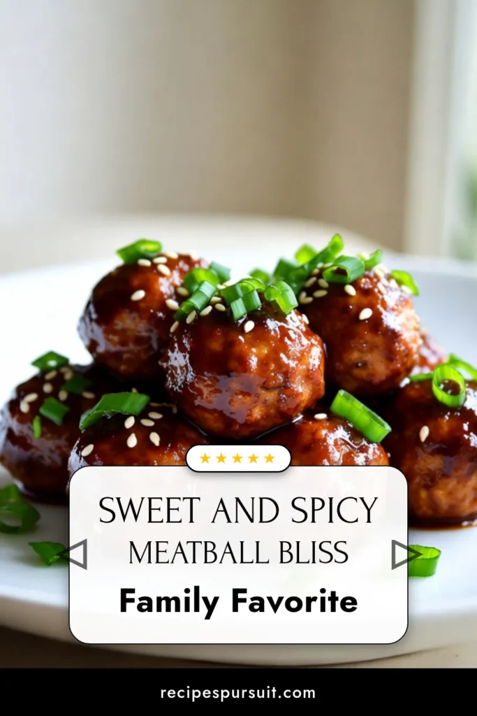 Savor the flavor of these spicy honey garlic meatballs with this easy meatball dinner recipe! Made with ground beef and a delicious garlic honey sauce, this baked meatball recipe is perfect for busy weeknights. In just 30 minutes, you can serve up a meal that everyone will love. Don&rsquo;t miss out on this winning recipe&mdash;pin it now for later! #EasyDinner #MeatballRecipe #GarlicHoneySauce #SpicyMeatballs