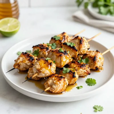 Honey Lime Chicken Skewers Tasty Grilled Delight