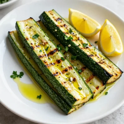 Lemon Herb Grilled Zucchini Perfectly Grilled Delight
