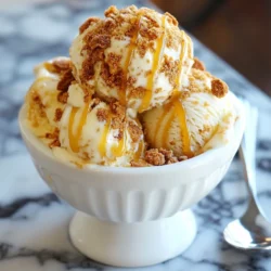 - 2 cups heavy cream - 1 cup whole milk - &frac34; cup granulated sugar To make this gingerbread cookie ice cream, you need rich and smooth cream. The heavy cream gives it a great texture. Whole milk adds creaminess and sweetness. The sugar balances the flavors perfectly. - 1 tablespoon vanilla extract - 1 tablespoon ground ginger - 1 tablespoon ground cinnamon - &frac12; teaspoon ground nutmeg - &frac12; teaspoon ground cloves - Pinch of salt Spices bring warmth to the ice cream. Vanilla extract adds a sweet scent. Ground ginger gives that classic gingerbread taste. Cinnamon, nutmeg, and cloves add depth. A pinch of salt enhances all the flavors. - 1 cup crushed gingerbread cookies (store-bought or homemade) The best part? The crushed gingerbread cookies! They add crunch and flavor. You can use store-bought cookies for ease or make your own for a personal touch. Either way, they make this ice cream special. {{ingredient_image_1}} - First, gather your ingredients: heavy cream, whole milk, and sugar. - In a large mixing bowl, combine 2 cups of heavy cream, 1 cup of whole milk, and &frac34; cup of granulated sugar. - Whisk the mixture until the sugar dissolves completely. - Next, stir in 1 tablespoon of vanilla extract, 1 tablespoon of ground ginger, 1 tablespoon of ground cinnamon, &frac12; teaspoon of ground nutmeg, and &frac12; teaspoon of ground cloves. - Add a pinch of salt to enhance the flavors. Mix well until everything is combined. - If you own an ice cream maker, pour the mixture into the machine. - Follow the manufacturer&rsquo;s instructions and churn for about 20-30 minutes. - The mixture will thicken to a soft-serve texture. - For those without an ice cream maker, use a shallow dish. Pour the mixture into it and freeze for 1 hour. - After an hour, stir it vigorously with a fork. Repeat this every 30 minutes for about 3 hours. This helps create a creamy texture. - Once the mixture is creamy, gently fold in 1 cup of crushed gingerbread cookies. - Make sure the cookies are evenly mixed into the ice cream. - Transfer the ice cream to an airtight container. Freeze for at least 4 hours or until firm. - For serving, scoop into bowls or cones. Top with more crushed gingerbread cookies and a drizzle of caramel sauce for a festive touch. To get the perfect texture, cooling the mixture is key. After you mix the cream, milk, and sugar, chill it in the fridge for about an hour. This helps blend the flavors well. When you churn, follow the ice cream maker's timing. Usually, you should churn for 20 to 30 minutes. This makes the ice cream thick and creamy. When serving, think about fun toppings. Crushed gingerbread cookies add a nice crunch. A drizzle of caramel sauce makes it extra special. You can also serve the ice cream in a cone or a cup. Pairing it with warm desserts, like a brownie or pie, creates a great mix of hot and cold. One common mistake is over-churning the ice cream. If you churn too long, it can turn icy. Stop once it reaches a soft-serve texture. Mixing is also important. Avoid using too much air by stirring gently when you fold in the cookies. This keeps the ice cream smooth and creamy without tiny ice crystals. Pro Tips Chill Your Ingredients: For a creamier texture, make sure your heavy cream and milk are well chilled before mixing. Cookie Crunch: For the best texture, add the crushed gingerbread cookies just before the ice cream is fully churned to maintain their crunch. Flavor Infusion: Let the mixture sit in the fridge for an hour before churning to allow the spices to fully infuse the flavors. Storage Tips: To prevent ice crystals, press a piece of plastic wrap directly onto the surface of the ice cream before sealing the container. {{image_2}} You can make gingerbread cookie ice cream even better. Try adding swirls of chocolate or butterscotch. These flavors mix well with the warm spices. You will enjoy the extra sweetness. You can also mix in nuts like pecans or walnuts. They add a nice crunch. If you want a dairy-free version, use coconut cream or almond milk. Both options work well. They give the ice cream a rich taste. Just swap them in the recipe. The spices will still shine through, making it delicious. Get creative with seasonal mix-ins. You can add crushed candy canes for a minty flavor. Dried cranberries or holiday sprinkles can brighten it up. Try topping your ice cream with whipped cream and a sprinkle of cinnamon. These twists make your dessert festive and fun. To keep your gingerbread cookie ice cream fresh, follow these tips: - Use an airtight container. This helps prevent ice crystals. - Place a piece of wax paper on top of the ice cream before sealing. This adds extra protection. - Store it in the back of your freezer. The front can get warmer when you open the door. Your gingerbread cookie ice cream will stay delicious for about 2-3 weeks in the freezer. After that, it may lose flavor and texture. Always check for any odd smells or ice crystals before serving. If you need to re-freeze your ice cream, do it carefully. First, let it sit at room temperature for about 10 minutes. This will soften it. Then, scoop out what you need before putting it back in the freezer. Avoid repeated thawing and refreezing, as this can make it grainy. You can make gingerbread cookie ice cream without a machine. Here&rsquo;s how: 1. Mix Ingredients: In a large bowl, combine 2 cups heavy cream, 1 cup whole milk, and &frac34; cup sugar. Whisk until the sugar dissolves. 2. Add Flavor: Stir in 1 tablespoon vanilla extract, 1 tablespoon ground ginger, 1 tablespoon ground cinnamon, &frac12; teaspoon nutmeg, &frac12; teaspoon cloves, and a pinch of salt. 3. Start Freezing: Pour the mixture into a shallow dish. Freeze for 1 hour. 4. Stir: After an hour, stir the mixture with a fork. This breaks up any ice crystals. 5. Repeat: Return it to the freezer. Stir every 30 minutes for about 3 hours. The mixture should become creamy and smooth. 6. Add Cookies: After the final stir, fold in 1 cup of crushed gingerbread cookies. 7. Final Freeze: Place in an airtight container and freeze for at least 4 hours. Yes, store-bought gingerbread cookies work well. Look for brands like Trader Joe's or Pepperidge Farm. They have great flavor and crunch. You can also use homemade cookies if you have them. Just make sure they are crushed well for even distribution in the ice cream. If your ice cream is too hard, don&rsquo;t worry. Here are some tips: - Let it Sit: Take the ice cream out of the freezer and let it sit at room temperature for 5-10 minutes. - Warm Water Bath: Place the container in a warm water bath for a few minutes. This helps soften the ice cream. - Scoop with Warm Spoon: Use a spoon warmed in hot water to scoop. This can help you serve it more easily. Enjoy your gingerbread cookie ice cream! It&rsquo;s a fun treat for the holiday season. In this article, we explored how to make delicious gingerbread cookie ice cream. We covered the main ingredients, spices for flavor, and the best mixing methods. You learned how to achieve the ideal texture and avoid common mistakes. We also shared fun variations and storage tips. Now it&rsquo;s your turn to create this festive treat! Enjoy experimenting with flavors and sharing your results. Homemade gingerbread cookie ice cream is a great way to celebrate any occasion.