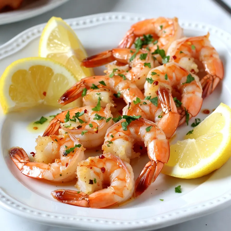 - 1 pound large shrimp, peeled and deveined - 3 tablespoons olive oil - 4 cloves garlic, minced - 1 teaspoon red pepper flakes (adjust to taste) - 1 tablespoon smoked paprika - 1 tablespoon lemon juice - Salt and pepper to taste - Wooden or metal skewers (if using wooden, soak them in water for 30 minutes) - Fresh parsley, chopped (for garnish) You can add other ingredients to boost flavor. Consider using fresh herbs like cilantro or basil. A splash of lime juice can add brightness. For more heat, include sliced jalapeños or a hot sauce of your choice. A bit of honey gives a nice sweet contrast to the spice. If you can’t find large shrimp, medium shrimp work too. Use avocado oil if you prefer a different oil. For a smoky flavor, you can swap smoked paprika with regular paprika. If you want to avoid garlic, try shallots or onions for a different taste. For a gluten-free option, ensure your skewers are safe for your diet. {{ingredient_image_1}} To start, gather your ingredients. You’ll need olive oil, garlic, red pepper flakes, smoked paprika, lemon juice, salt, and pepper. In a medium bowl, mix the olive oil, minced garlic, red pepper flakes, smoked paprika, lemon juice, salt, and pepper. Stir well to blend the flavors. This marinade brings heat and depth to the shrimp. Now, add the shrimp to the marinade. Make sure each shrimp is coated well. This step is key for flavor. Cover the bowl and place it in the fridge for at least 30 minutes. If you have time, let it marinate for up to 2 hours. The longer it sits, the more tasty flavors seep into the shrimp. Next, preheat your grill or grill pan to medium-high heat. While it heats, thread the marinated shrimp onto the skewers. Aim for about 5 to 6 shrimp per skewer, spacing them evenly. Once your grill is hot, place the skewers on it. Grill for about 2 to 3 minutes on each side. Look for the shrimp to turn pink and opaque. Be careful not to overcook them; this keeps them tender and juicy. After grilling, take the skewers off the grill and let them rest for a minute. This lets the juices settle. Serve your shrimp skewers on a platter. Garnish them with fresh parsley and a drizzle of olive oil or a squeeze of lemon. For an added kick, you can serve them with a spicy dipping sauce or zesty garlic aioli. Enjoy your delicious creation! To keep shrimp tender, cook them for just a few minutes. Shrimp turn pink and opaque when done. If they curl tightly, they are likely overcooked. Watch them closely. Remove them from the grill as soon as they are ready. The key is to check them often. Use medium-high heat for grilling. This heat cooks the shrimp evenly. Keep the skewers spaced out on the grill. This helps them cook well without steaming. If using wooden skewers, soak them in water first. This step prevents them from burning. Turn the skewers once during cooking for even grilling. You can change the marinade for different tastes. Try adding lime juice or fresh herbs for a twist. A splash of soy sauce can give a savory kick. For a sweeter touch, mix in honey or brown sugar. You can also swap the red pepper flakes for a milder spice. Experiment with flavors to find your favorite! Pro Tips Marinate for Flavor: The longer you marinate the shrimp, the more flavorful they become. Aim for at least 30 minutes, but 2 hours will yield the best results. Perfect Skewering: Thread shrimp through the tail and body to keep them secure on the skewer and ensure even cooking. Watch the Heat: Cooking shrimp too long can make them tough. Keep an eye on them and remove from the grill as soon as they turn pink and opaque. Garnish for Appeal: Fresh parsley not only adds color but also enhances the flavor. Consider adding lemon wedges for a zesty touch when serving. {{image_2}} You can swap shrimp for chicken or tofu. Chicken will need more time to cook. Aim for boneless, skinless pieces. For tofu, use firm or extra-firm. Cut it into cubes, and follow the same marinating steps. This gives you tasty skewers with different textures. For a veggie twist, try mushrooms or zucchini. Both soak up flavors well. Use portobello mushrooms for a meaty bite. Cut zucchini into thick rounds. Marinate just like the shrimp. Grill them for 2-3 minutes on each side. You'll enjoy a smoky and spicy taste. Changing the marinade can create new tastes. Try a coconut curry mix or a lemon herb blend. For the coconut curry, mix coconut milk with curry powder and garlic. For lemon herb, use lemon zest, thyme, and oregano. Marinate your shrimp or veggies in these for at least 30 minutes. This adds exciting flavors to your skewers. To store leftovers, let the shrimp skewers cool down first. Place them in an airtight container. You can keep them in the fridge for up to three days. Make sure to label the container with the date. This helps you remember when you made them. When you are ready to enjoy leftovers, reheat them gently. The best way is to use a skillet over low heat. This warms them without drying them out. You can also use a microwave, but watch the time. Heat in short bursts to keep them juicy. If you want to freeze the skewers, wrap them tightly in plastic wrap. Then, place them in a freezer bag. They can last up to three months in the freezer. When you are ready to eat, thaw them in the fridge overnight. Grill or reheat them as usual for a tasty meal. Yes, you can use frozen shrimp. Just make sure to thaw them first. Place them in cold water for about 15-20 minutes. This helps them cook evenly. Once thawed, peel and devein them if needed. Using frozen shrimp is a great way to save time. Shrimp cook fast. They turn pink and opaque when done. Cook them for about 2-3 minutes on each side. You can also check by cutting one in half. If it’s white and firm, it’s ready. Avoid cooking them too long to keep them tender. There are many tasty options. You can serve them with rice or a fresh salad. Grilled veggies also pair well. For a fun twist, try a zesty garlic aioli or a spicy dipping sauce. Lemon wedges add a nice touch, too! In this post, we explored the key ingredients for shrimp skewers and how to prepare them. I shared tips for marinating, grilling, and serving. You can swap ingredients to suit your taste, try different flavors, or even use other proteins. To keep your shrimp fresh, I provided storage and reheating methods. Remember, shrimp cook quickly, so watch them closely. Use this guide to create a great meal that everyone will enjoy. Cooking should be fun and tasty!